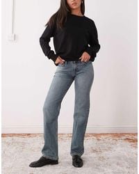 Weekday - Arrow Low Waist Straight Leg Jeans - Lyst