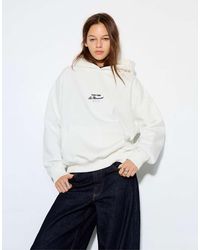 Pull&Bear - Embroidered Star Hoodie - Lyst