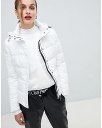 emporio armani long down jacket