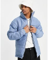 Gym King Puffer Jacket In Black With 