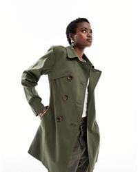 ONLY - Trench-coat - kaki - Lyst