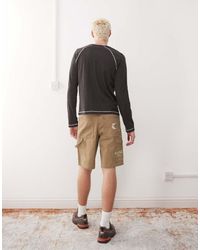 Karlkani - Og Washed Carpenter Shorts - Lyst