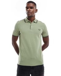 Fred Perry - Polo Con Doppia Riga A Contrasto Sui Bordi - Lyst