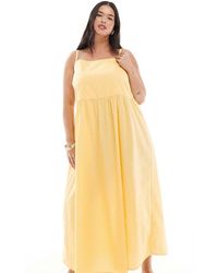 Pieces Plus - Pieces Curve Cami Midi Dress - Lyst