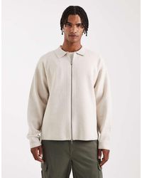 Jack & Jones - Premium Soft Knitted Zip Cardigan - Lyst