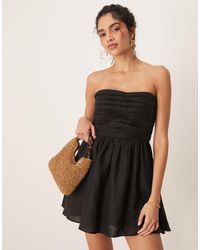 Vrg Grl - Saint malo - robe tube courte en lin - Lyst