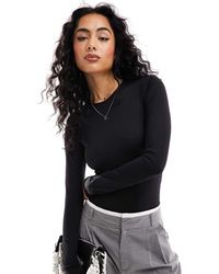 Stradivarius - Body A Maniche Lunghe Senza Cuciture - Lyst