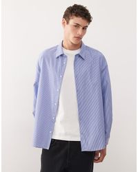 Reclaimed (vintage) - Oversized Ruimvallend Overhemd Met Lange Mouwen - Lyst