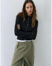 Pull&Bear - High-neck Cardigan - Lyst
