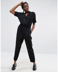monki jumpsuit black