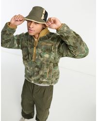 The North Face - – heritage extreme pile – pullover-fleecejacke mit military-muster - Lyst