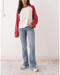 Monki - Pocket Detail Flared Jeans - Lyst