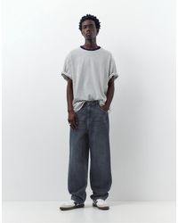 Pull&Bear - Jean baggy - pastel - Lyst