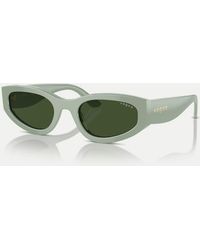 Vogue - Irregular Sunglasses With Lens - Lyst