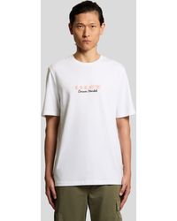 Lyle & Scott - Ss T-Shirts Receipt Graphic T-Shirt - Lyst