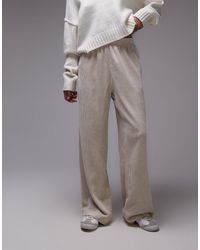 TOPSHOP - Cord Trackies - Lyst
