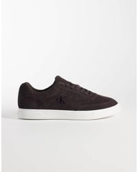 Calvin Klein - Jeans – cupsole-sneaker aus wildleder - Lyst