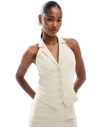 Miss Selfridge - Tailored Halter Top Co-ord - Lyst