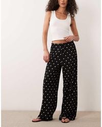 Jdy - Loose Fit Textured Pants - Lyst