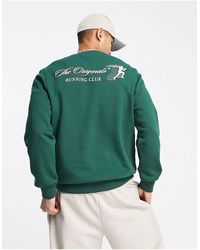 Jack & Jones - Originals Crew Neck Sweatshirt With Run Club Back Print - Lyst