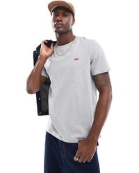 Levi's - – original – kalkes t-shirt mit fledermausflügel-logo - Lyst