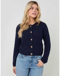 Threadbare - Patch Pocket Crew Neck Cardigan - Lyst