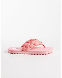 Tommy Hilfiger - Chunky Flip Flops With Braid Detail - Lyst