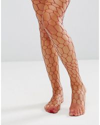 ASOS Motif résille hexagonal - Violet