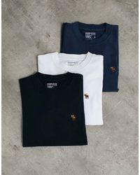 Abercrombie & Fitch - Premium Heavyweight 3 Pack T-shirt - Lyst