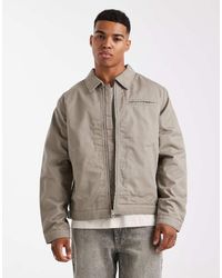 Jack & Jones - Harrington Jacket With Double Zip - Lyst