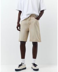 Pull&Bear - Pantaloncini Bermuda Ampi Taglio Comodo - Lyst