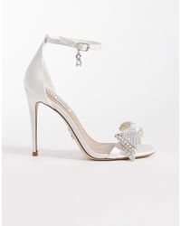 Steve Madden - Newlywed Heeled Sandal With Embellished Bow - Lyst