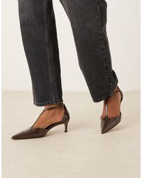 Mango - Pointed Kitten Heel - Lyst