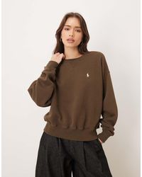 Polo Ralph Lauren - Icon Logo Arctic Fleece Sweatshirt - Lyst