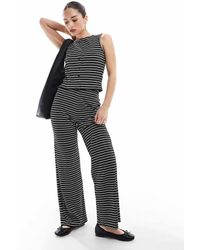 Brave Soul - Co-Ord Jersey Wide Leg Trouser - Lyst