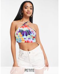 Missguided - Co-ord Halterneck Crop Top - Lyst