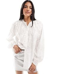 & Other Stories - Floral Embroidered Blouse - Lyst