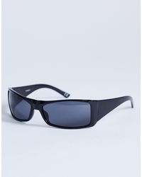 TOPSHOP - Ibiza Wrapround Rectangle Sunglasses - Lyst