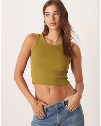 JJXX - Fallon Geribbeld Cropped Hemdje - Lyst