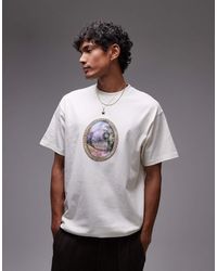 Carhartt - Camiseta De Corte Suelto Con Estampado De Espejo De -Blanco - Lyst