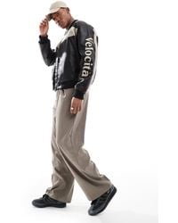 River Island - Mono Sport Bomber Jacket - Lyst