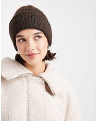 Vero Moda - Grofgebreide Beanie Van Harig Garen - Lyst