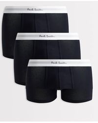 Paul Smith - Trunks 3 Pack With White Waistband - Lyst
