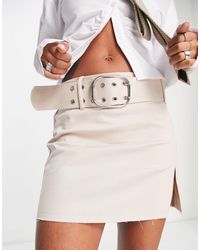 Collusion - Utility Micro Mini Skirt With Belt Co-ord - Lyst