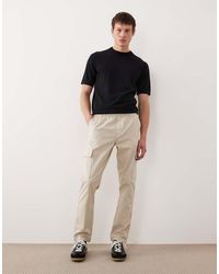 ASOS - Slim Pull On Cargo Trousers - Lyst