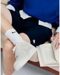 Nike - Air Force 1 Low Retro Woven Suede Trainers - Lyst