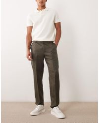 Mango - Amalfi Linen Blend Slim Fit Suit Trouser Co-ord - Lyst