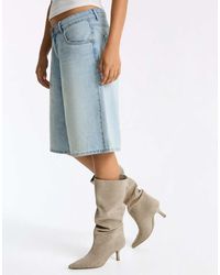 Bershka - Kitten Heel Boots - Lyst