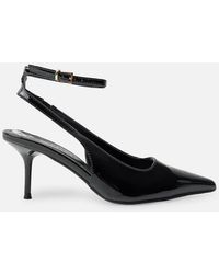 Public Desire - Louis Ankle Strap Court Mid Heels - Lyst