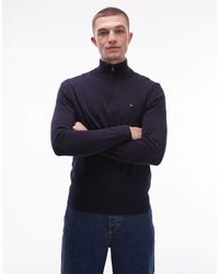 Tommy Hilfiger - – basic-pullover aus baumwolle - Lyst